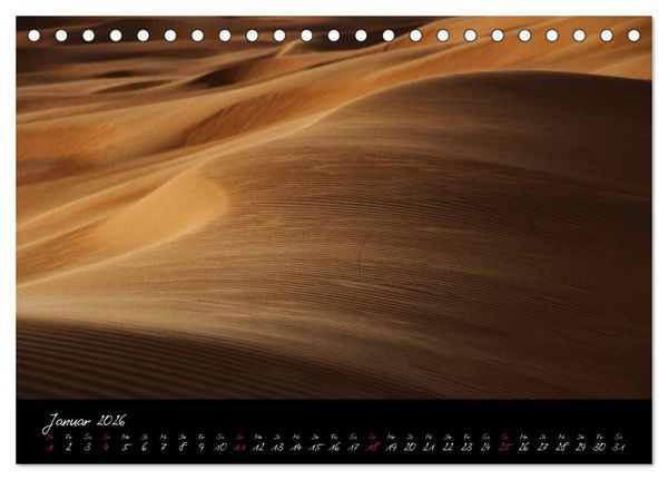 Produktbild: Farben der W&uuml;ste (Tischkalender 2026 DIN A5 quer), CALVENDO Monatskalender