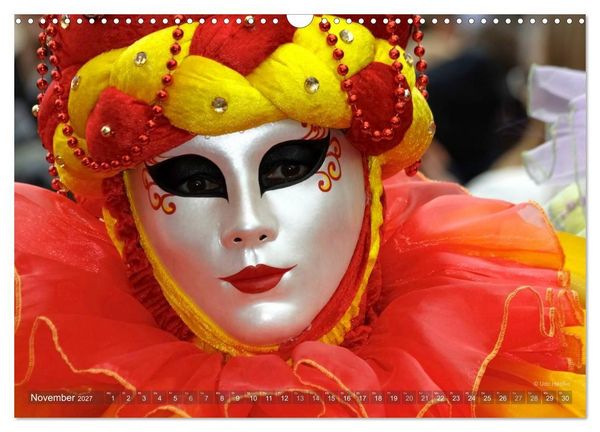 Produktbild: Magie der Masken (Wandkalender 2027 DIN A3 quer), CALVENDO Monatskalender