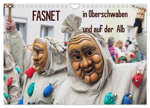 Produktbild: Fasnet in Oberschwaben und auf der Alb (Wandkalender 2026 DIN A4 quer), CALVENDO Monatskalender