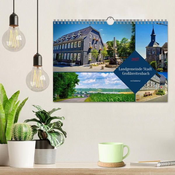 Produktbild: Landgemeinde Stadt Gro&szlig;breitenbach - mit Goldisthal (Wandkalender 2027 DIN A4 quer), CALVENDO Monatskalender