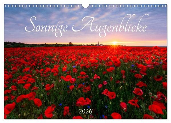 Sonnige Augenblicke (Wandkalender 2026 DIN A3 quer), CALVENDO Monatskalender