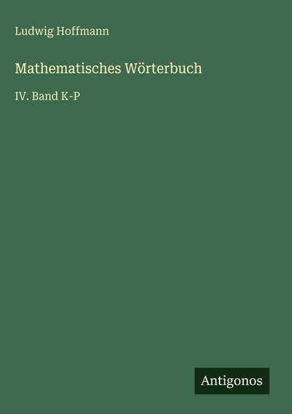 Produktbild: Mathematisches W&ouml;rterbuch