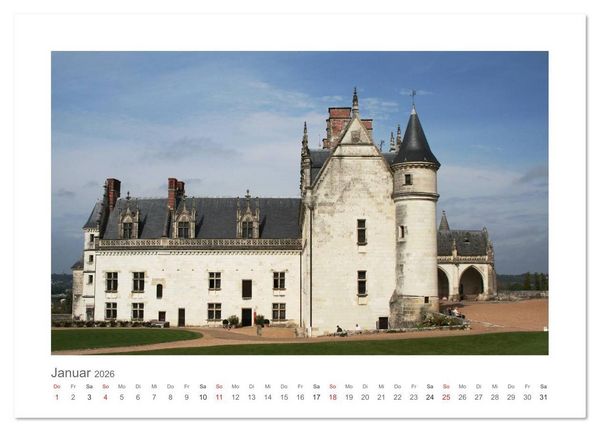 Produktbild: Unterwegs an der Loire (Wandkalender 2026 DIN A3 quer), CALVENDO Monatskalender