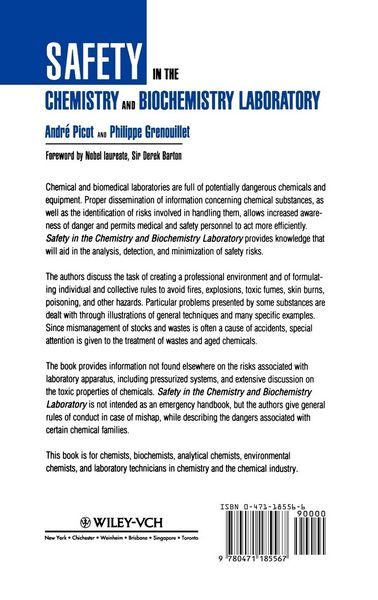Produktbild: Safety in the Chemistry and Biochemistry Laboratory