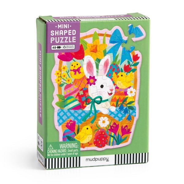Produktbild: Bunny Basket 48 Piece Mini Shaped Puzzle
