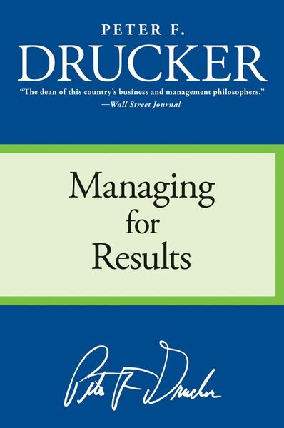 Produktbild: Managing for Results