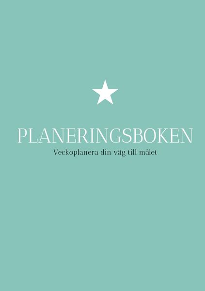 Produktbild: Planeringsboken