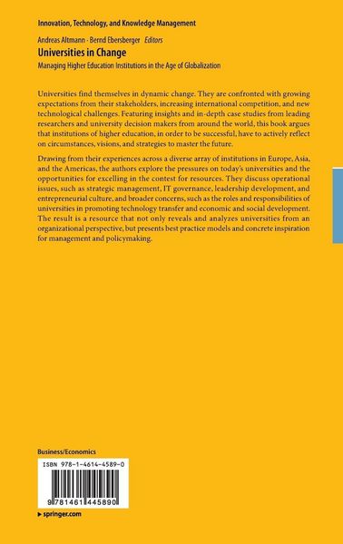 Produktbild: Universities in Change