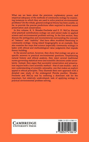 Produktbild: Method in Ecology
