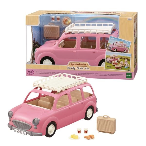 Sylvanian Families 5535 - Familienauto mit Picknickzubehör
