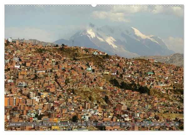 Produktbild: Bolivien - Eine Wanderreise (hochwertiger Premium Wandkalender 2026 DIN A2 quer), Kunstdruck in Hochglanz
