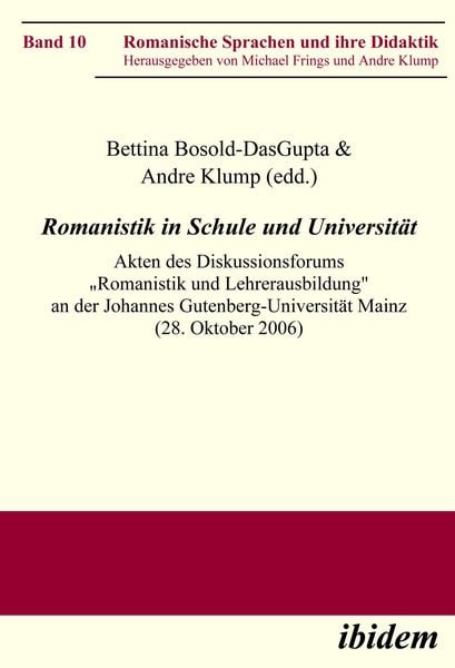 Produktbild: Romanistik in Schule und Universit&auml;t