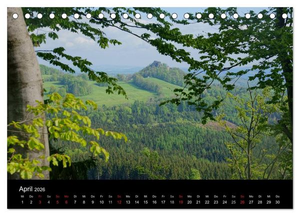 Produktbild: Mein liebes Lausitzer Gebirge (Tischkalender 2026 DIN A5 quer), CALVENDO Monatskalender
