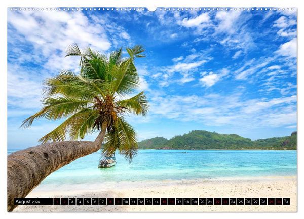 Produktbild: Seychellen Inselblicke (Wandkalender 2026 DIN A2 quer), CALVENDO Monatskalender