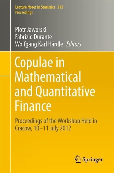 Produktbild: Copulae in Mathematical and Quantitative Finance
