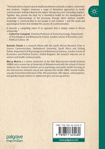 Produktbild: Health Communication and Disease in Africa
