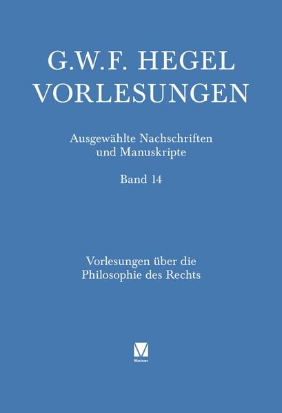 Produktbild: Vorlesungen &uuml;ber die Philosophie des Rechts