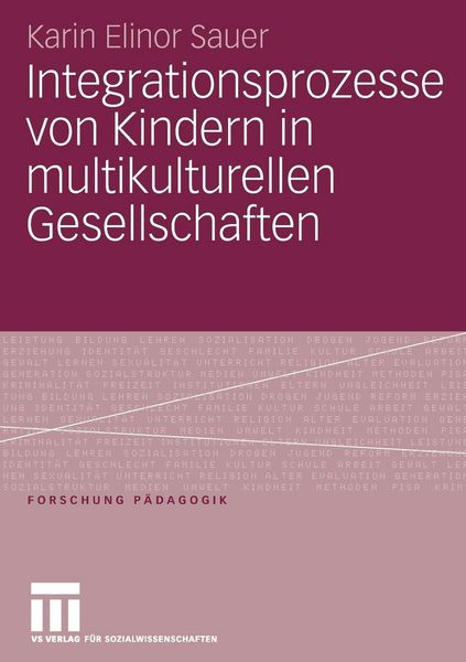 Produktbild: Integrationsprozesse von Kindern in multikulturellen Gesellschaften