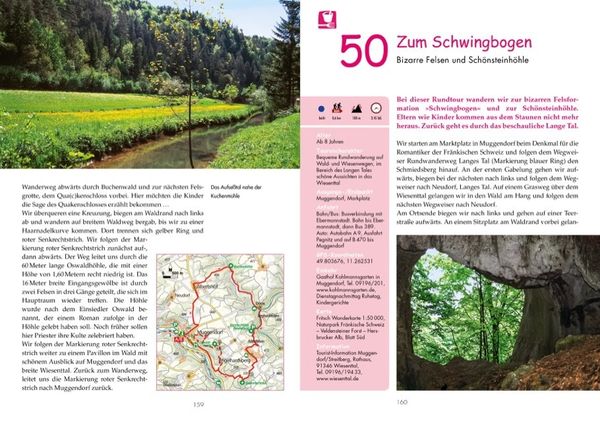 Produktbild: Das gro&szlig;e Kinder-Wander-Erlebnis-Buch Franken
