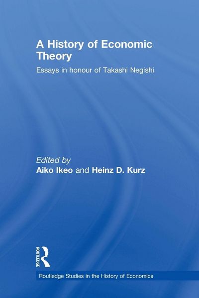 Produktbild: A History of Economic Theory