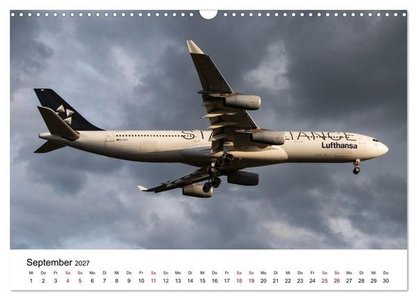Produktbild: Airbus A340 Der fliegende Bleistift (Wandkalender 2027 DIN A3 quer), CALVENDO Monatskalender