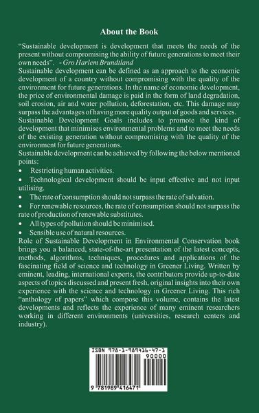 Produktbild: Recent Advances in Sustainable Development