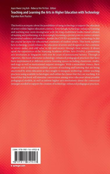 Produktbild: Teaching and Learning the Arts in Higher Education with Technology