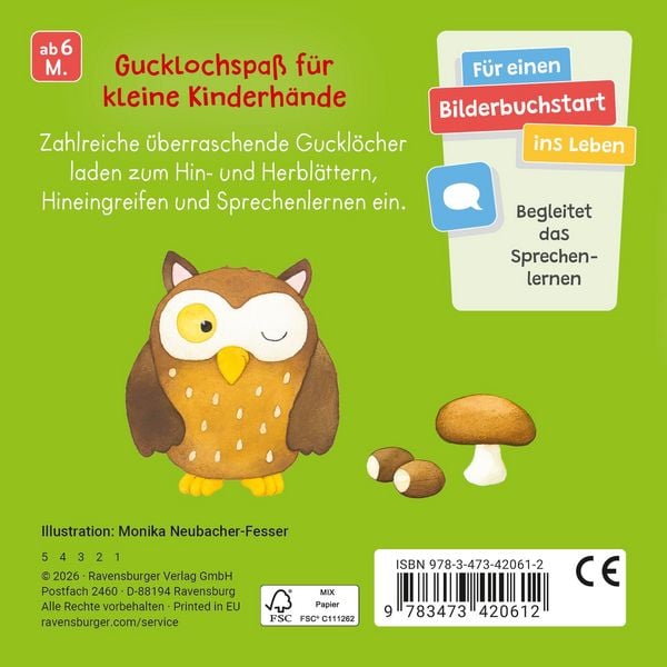 Produktbild: Mein Gucklochbuch: Viele Tiere