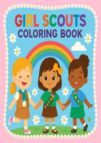 Produktbild: Girl scouts coloring book
