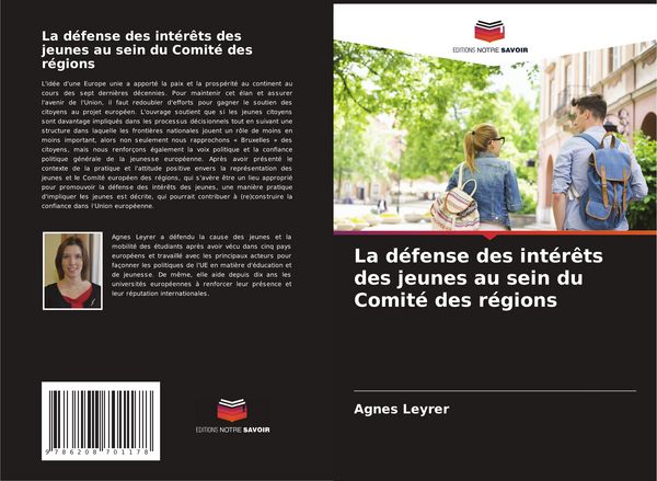 Produktbild: La d&eacute;fense des int&eacute;r&ecirc;ts des jeunes au sein du Comit&eacute; des r&eacute;gions