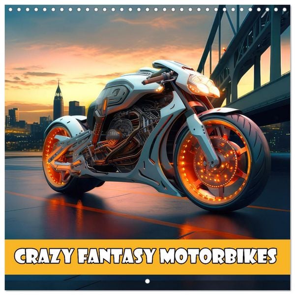 Produktbild: Crazy fantasy Motorbikes (Wall Calendar 2026 12 &times; 12 Inch) CALVENDO 12 Month Wall Calendar