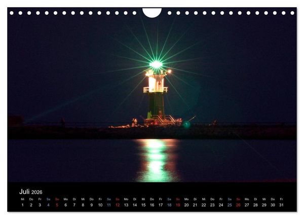 Produktbild: Warnem&uuml;nde - Maritime Landschaften (Wandkalender 2026 DIN A4 quer), CALVENDO Monatskalender