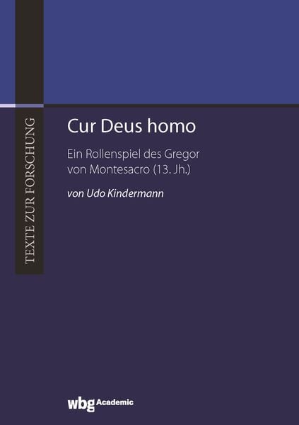 Produktbild: Cur Deus homo