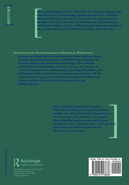 Produktbild: Knowledge and Postmodernism in Historical Perspective