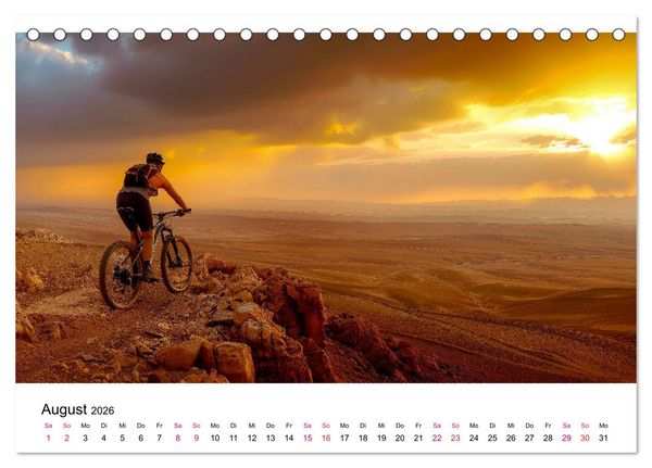 Produktbild: Mountainbike Erlebnisse (Tischkalender 2026 DIN A5 quer), CALVENDO Monatskalender