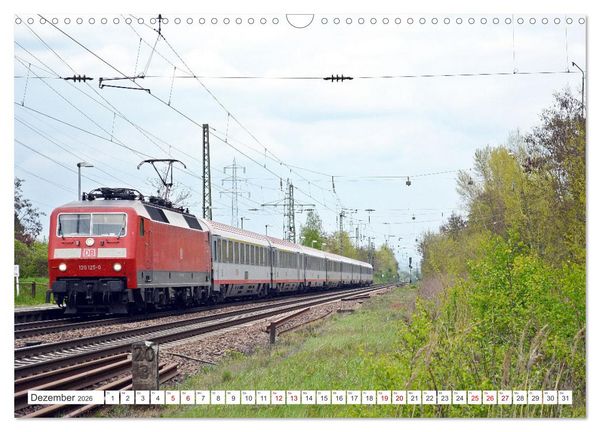 Produktbild: Die Baureihe 120 der Deutschen Bahn (Wandkalender 2026 DIN A3 quer), CALVENDO Monatskalender