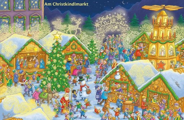 Produktbild: Mein Christkind-Wimmelbuch