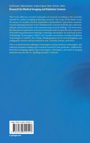 Produktbild: Research for Medical Imaging and Radiation Sciences