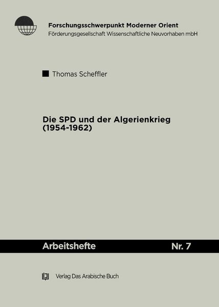 Produktbild: Die SPD und der Algerienkrieg 1954-1962