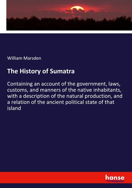 Produktbild: The History of Sumatra
