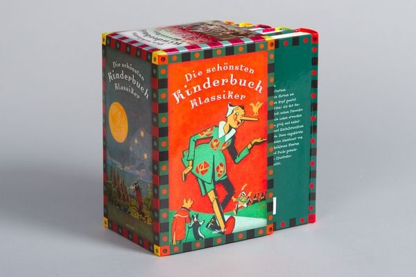 Produktbild: Die sch&ouml;nsten Kinderbuchklassiker: Peter Pan - Peterchens Mondfahrt - Der Zauberer von Oz - Alice im Wunderland - Pinocchio (5 B&auml;nde in Kassette)