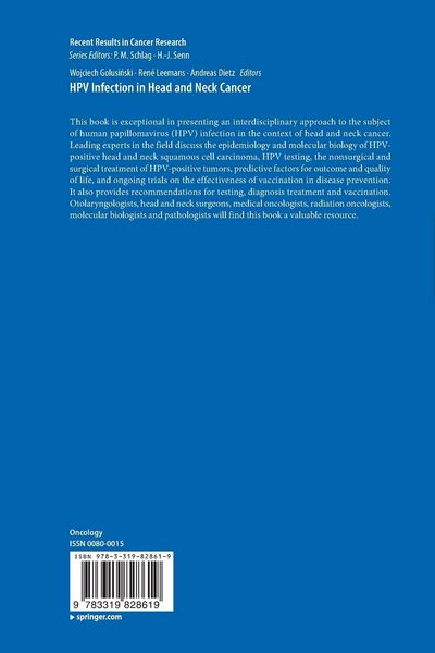 Produktbild: HPV Infection in Head and Neck Cancer