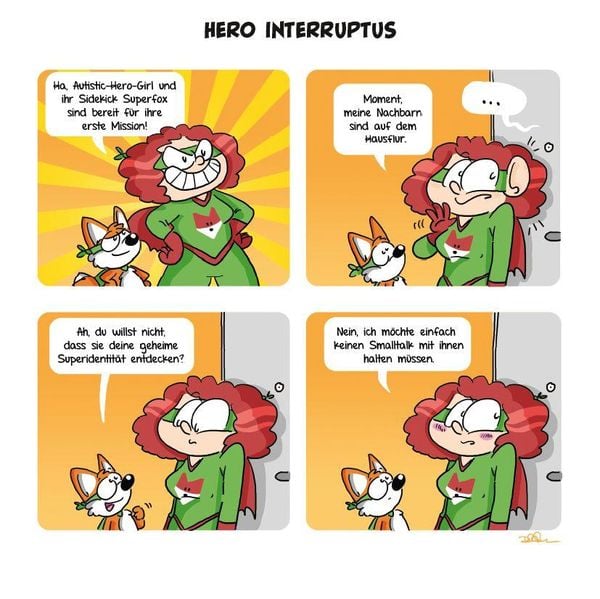 Die Abenteuer von Autistic Hero-Girl
