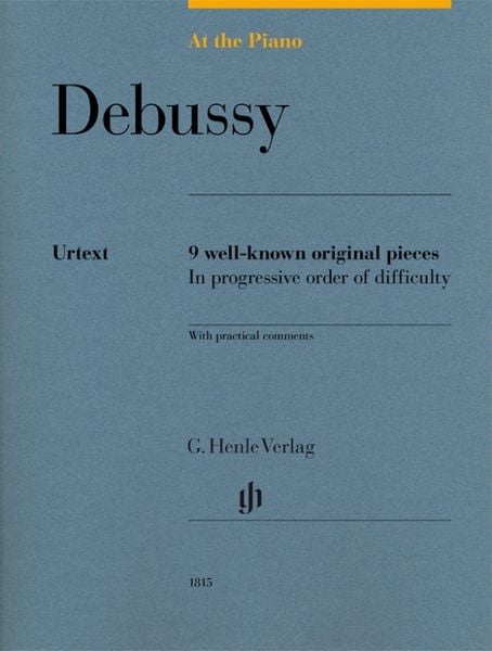 Produktbild: Claude Debussy - At the Piano - 9 well-known original pieces