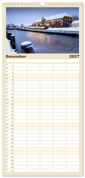Produktbild: Familienplaner 2027 - Schleswig-Holstein - Momente zwischen den Meeren mit 5 Spalten (Wandkalender, 21 x 45 cm) CALVENDO