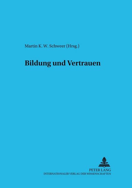 Produktbild: Bildung und Vertrauen