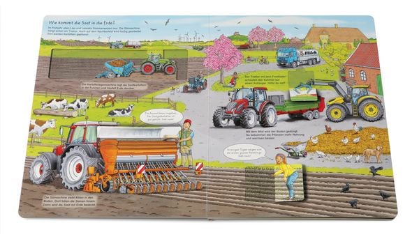 Produktbild: Mein gro&szlig;es Traktor-Spielbuch. Mit Drehscheibe, vielen Klappen und Schiebern
