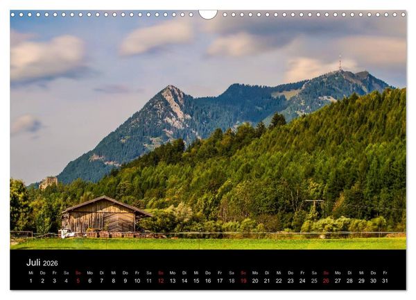 Produktbild: Im Allg&auml;u bei Oberstdorf (Wandkalender 2026 DIN A3 quer), CALVENDO Monatskalender