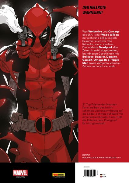 Deadpool: Schwarz, Weiß & Blut