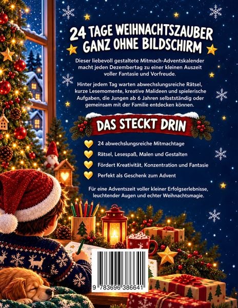 Produktbild: Mein erster Mitmach-Adventskalender - 100% Offline 1000% Weihnachtszauber